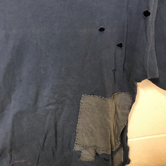 Distressed Patchwork Tee - Picture 2 of 3